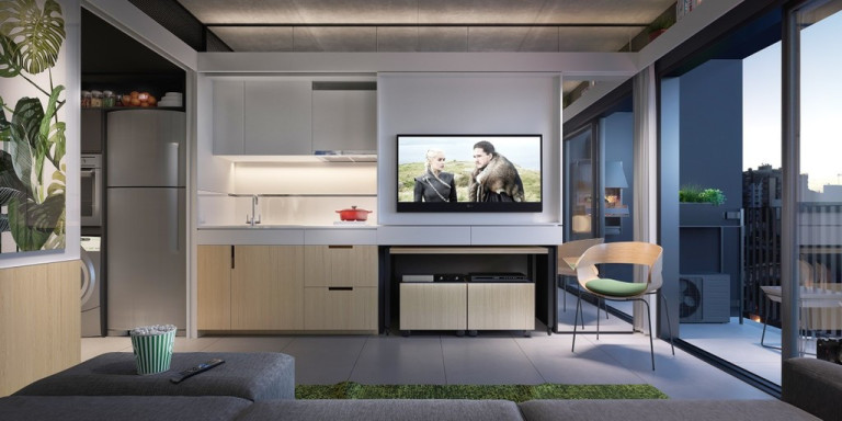 Imagem Imóvel com 1 Quarto à Venda, 29 m² em Menino Deus - Porto Alegre