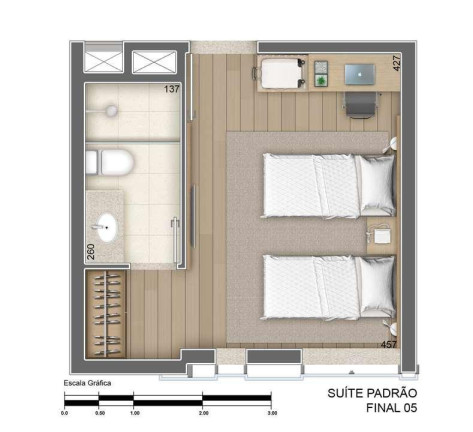 Imagem Apartamento com 1 Quarto à Venda, 37 m² em Higienópolis - Porto Alegre
