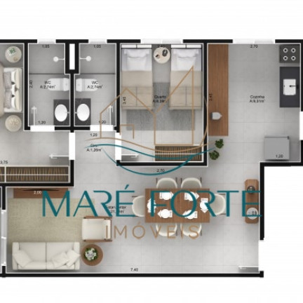 Imagem Apartamento com 2 Quartos à Venda, 61 m² em Centro - Ubatuba Imagem Apartamento com 2 Quartos à Venda, 61 m² em Centro - Ubatuba