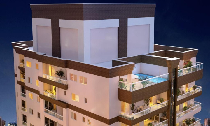 Imagem Apartamento com 2 Quartos à Venda, 70 m² em Vila Guilhermina - Praia Grande