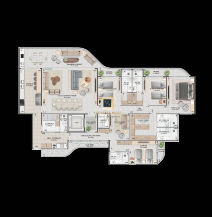 Imagem Apartamento com 4 Quartos à Venda, 256 m² em Meireles - Fortaleza Imagem Apartamento com 4 Quartos à Venda, 256 m² em Meireles - Fortaleza