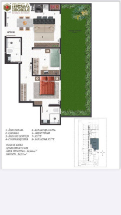 Imagem Apartamento com 2 Quartos à Venda, 64 m² em Ingleses - Florianópolis Imagem Apartamento com 2 Quartos à Venda, 64 m² em Ingleses - Florianópolis
