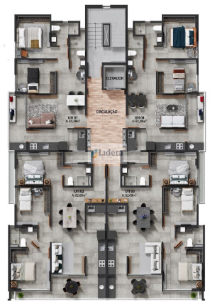 Imagem Apartamento com 2 Quartos à Venda, 61 m² em Camboinha - Cabedelo