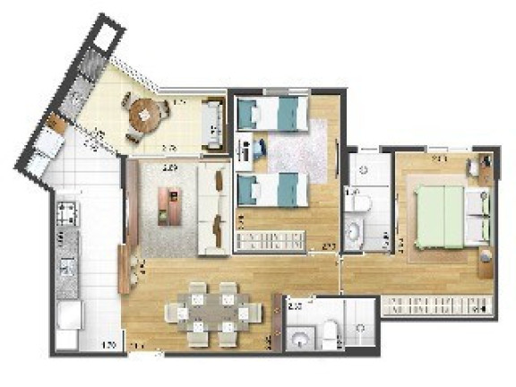 Imagem Apartamento com 2 Quartos à Venda, 82 m² em Santa Maria - São Caetano Do Sul Imagem Apartamento com 2 Quartos à Venda, 82 m² em Santa Maria - São Caetano Do Sul