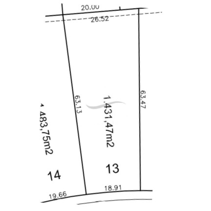 Terreno em Condomínio à Venda, 1.431 m² em Centro - Cabreúva