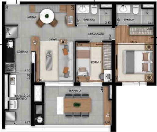 Imagem Apartamento com 2 Quartos à Venda, 73 m² em Butantã - São Paulo