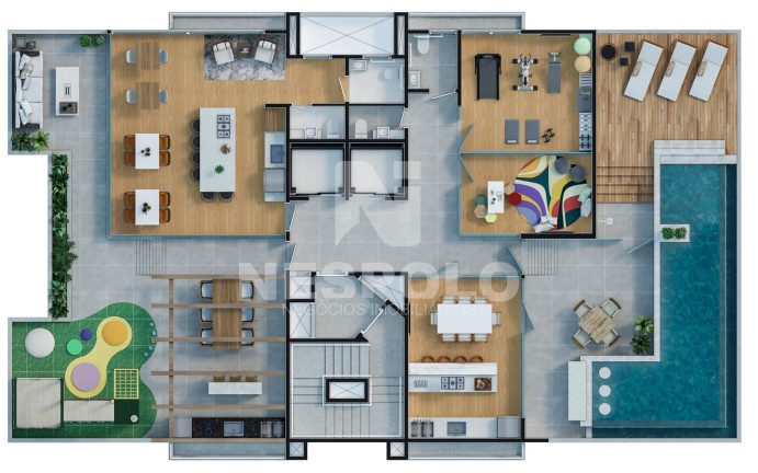 Imagem Apartamento com 1 Quarto à Venda, 65 m² em Dom Bosco - Itajai