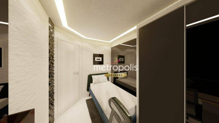 Imagem Apartamento com 2 Quartos à Venda, 45 m² em Campestre - Santo André