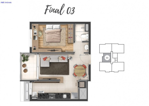 Imagem Apartamento com 2 Quartos à Venda, 77 m² em Centro - Canoas