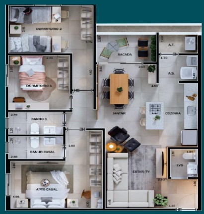 Imagem Apartamento com 3 Quartos à Venda, 92 m² em Vila Sinibaldi - São José Do Rio Preto Imagem Apartamento com 3 Quartos à Venda, 92 m² em Vila Sinibaldi - São José Do Rio Preto