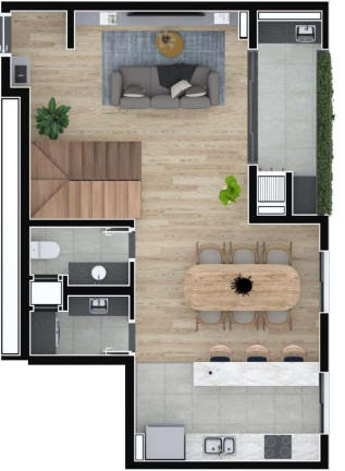 Imagem Apartamento com 3 Quartos à Venda, 85 m² em Boa Vista - Curitiba