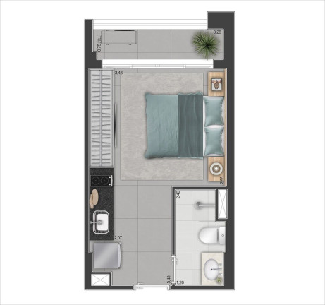 Imagem Imóvel com 2 Quartos à Venda, 43 m² em Bela Vista - São Paulo