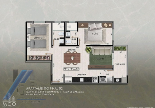 Imagem Apartamento com 2 Quartos à Venda, 63 m² em Centro - Ubatuba
