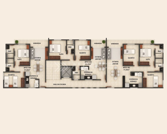Imagem Apartamento com 2 Quartos à Venda, 54 m² em Manaíra - João Pessoa Imagem Apartamento com 2 Quartos à Venda, 54 m² em Manaíra - João Pessoa