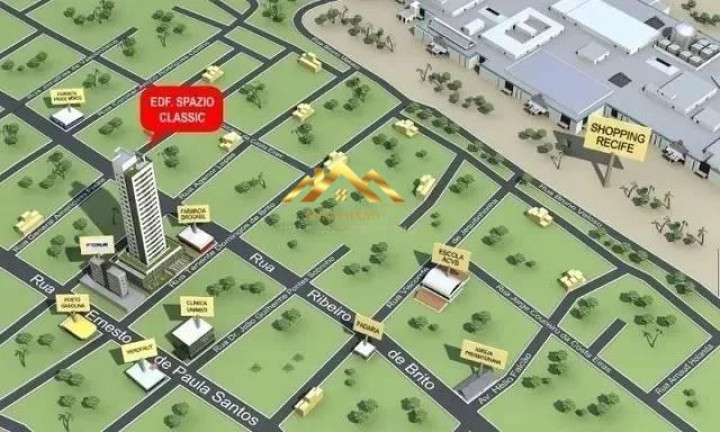 Apartamento com 1 Quarto à Venda, 32 m² em Boa Viagem - Recife