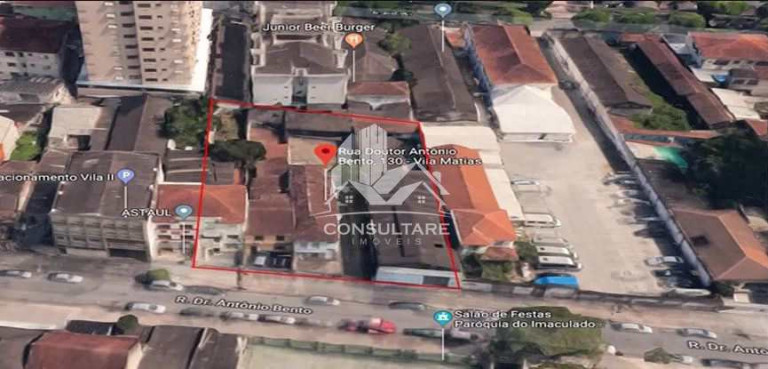 Imagem Terreno à Venda, 1.600 m² em Vila Mathias - Santos Imagem Terreno à Venda, 1.600 m² em Vila Mathias - Santos