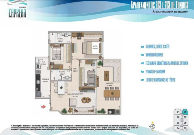 Imagem Apartamento com 3 Quartos à Venda, 161 m² em Recreio Dos Bandeirantes - Rio De Janeiro