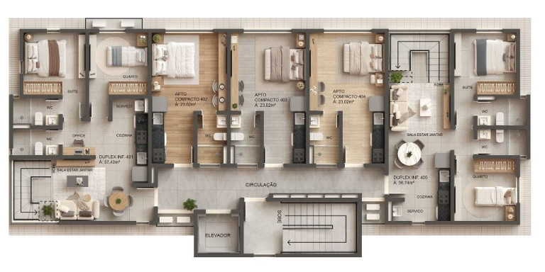 Imagem Imóvel com 2 Quartos à Venda, 97 m² em Intermares - Cabedelo