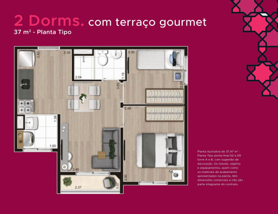 Imagem Apartamento com 2 Quartos à Venda, 37 m² em Jardim Imperador (zona Sul) - São Paulo Imagem Apartamento com 2 Quartos à Venda, 37 m² em Jardim Imperador (zona Sul) - São Paulo