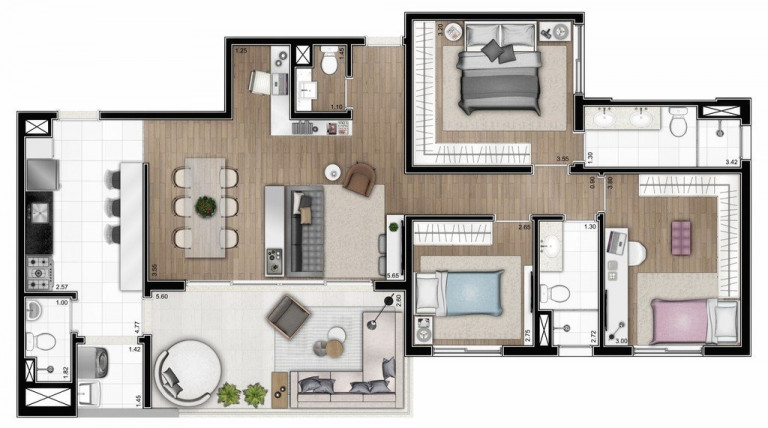 Imagem Cobertura com 3 Quartos à Venda, 224 m² em Perdizes - São Paulo
