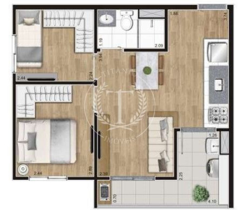 Imagem Apartamento com 1 Quarto à Venda, 27 m² em Belenzinho - São Paulo