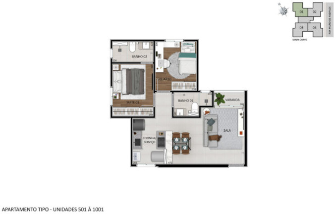 Imagem Apartamento com 2 Quartos à Venda, 53 m² em Santa Branca - Belo Horizonte Imagem Apartamento com 2 Quartos à Venda, 53 m² em Santa Branca - Belo Horizonte