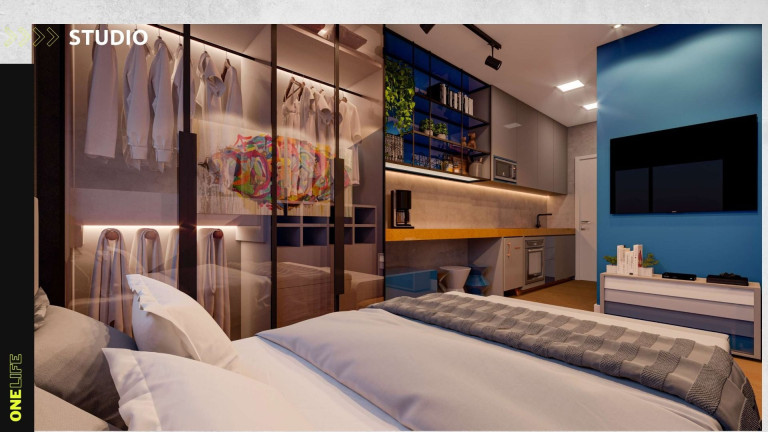 Imagem Apartamento com 1 Quarto à Venda, 20 m² em água Verde - Curitiba