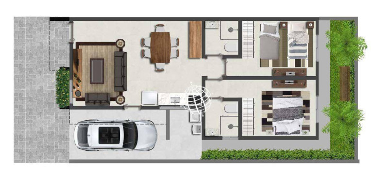 Imagem Casa com 2 Quartos à Venda, 65 m² em Jardim Colonial - Atibaia Imagem Casa com 2 Quartos à Venda, 65 m² em Jardim Colonial - Atibaia