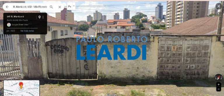 Terreno à Venda, 384 m² em Vila Floresta - Santo André