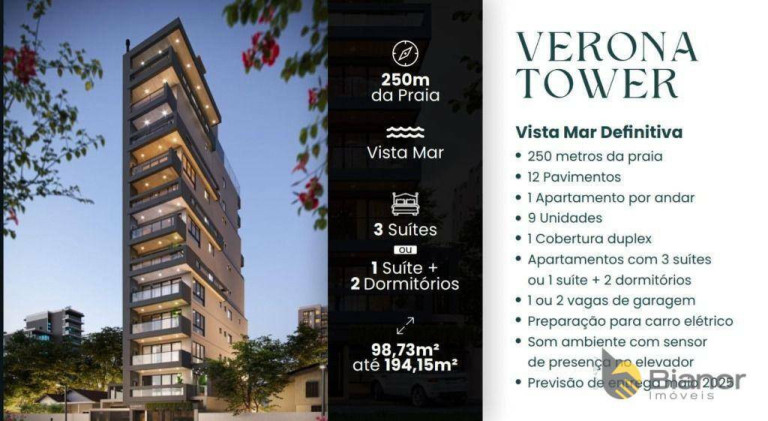 Apartamento com 3 Quartos à Venda, 98 m² em Centro - Balneário Piçarras
