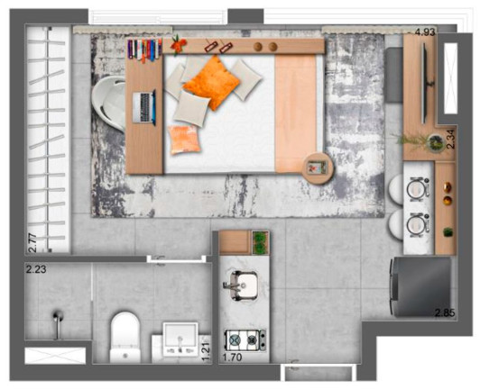 Imagem Studio com 1 Quarto à Venda, 25 m² em Pinheiros - São Paulo Imagem Studio com 1 Quarto à Venda, 25 m² em Pinheiros - São Paulo