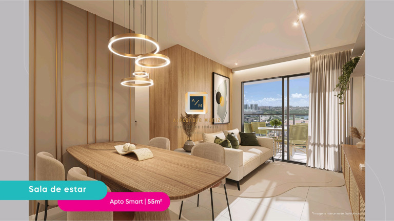 Imagem Apartamento com 2 Quartos à Venda, 55 m² em Cocó - Fortaleza Imagem Apartamento com 2 Quartos à Venda, 55 m² em Cocó - Fortaleza