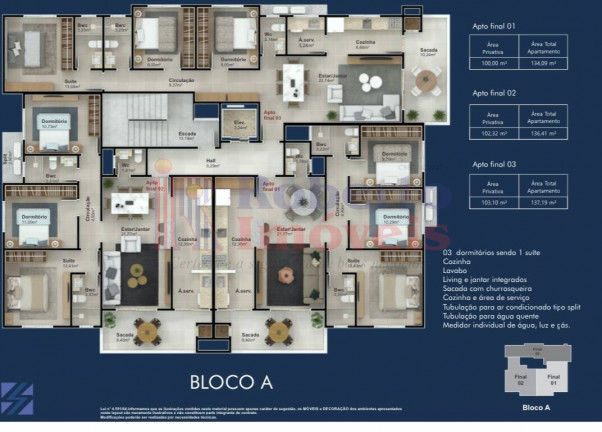 Imagem Apartamento com 2 Quartos à Venda, 103 m² em Jardim Pérola Do Atlântico - Itapoá