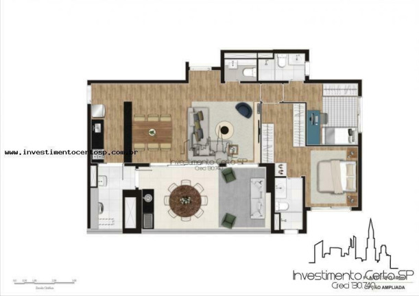 Imagem Apartamento com 3 Quartos à Venda, 108 m² em Ipiranga - São Paulo