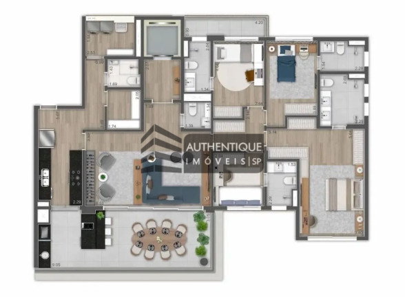 Imagem Cobertura com 4 Quartos à Venda, 330 m² em Brooklin - São Paulo