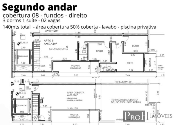 Imagem Cobertura com 3 Quartos à Venda, 140 m² em Bela Vista - Santo André Imagem Cobertura com 3 Quartos à Venda, 140 m² em Bela Vista - Santo André