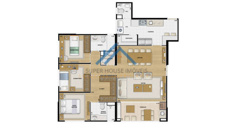 Imagem Apartamento com 3 Quartos à Venda, 107 m² em Sítio Tamboré Alphaville - Barueri Imagem Apartamento com 3 Quartos à Venda, 107 m² em Sítio Tamboré Alphaville - Barueri