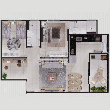 Imagem Apartamento com 2 Quartos à Venda, em Vila Lucy - Sorocaba Imagem Apartamento com 2 Quartos à Venda, em Vila Lucy - Sorocaba