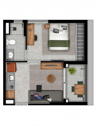 Imagem Studio com 1 Quarto à Venda, 25 m² em Consolação - São Paulo Imagem Studio com 1 Quarto à Venda, 25 m² em Consolação - São Paulo