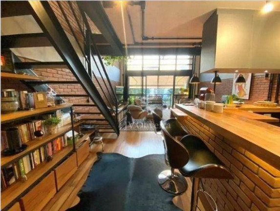 Imagem Loft com 1 Quarto à Venda, 97 m² em Jardim Guedala - São Paulo Imagem Loft com 1 Quarto à Venda, 97 m² em Jardim Guedala - São Paulo