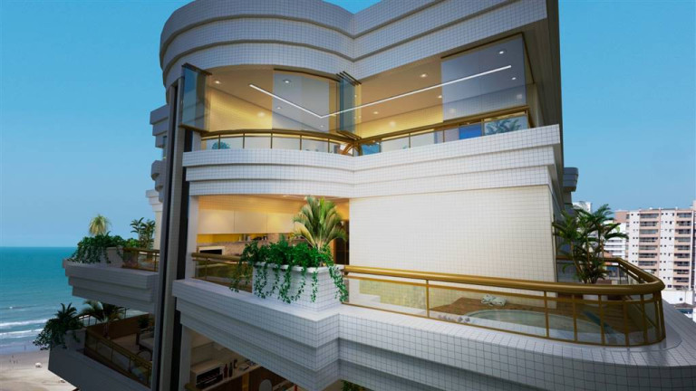 Imagem Cobertura com 3 Quartos à Venda, 130 m² em Guilhermina - Praia Grande