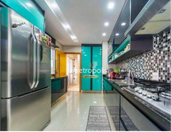 Imagem Apartamento com 3 Quartos à Venda, 126 m² em Vila Scarpelli - Santo André