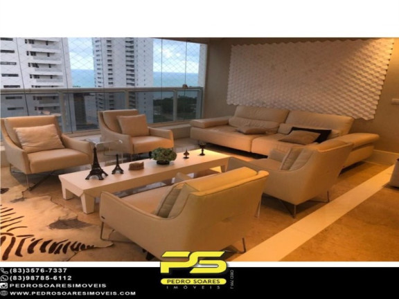 Imagem Apartamento com 5 Quartos à Venda, 235 m² em Altiplano Cabo Branco - João Pessoa