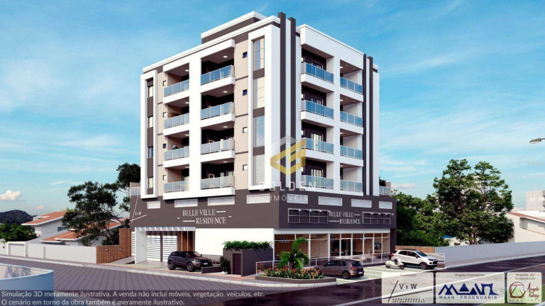 Apartamento com 2 Quartos à Venda, 79 m² em Universitário - Tijucas