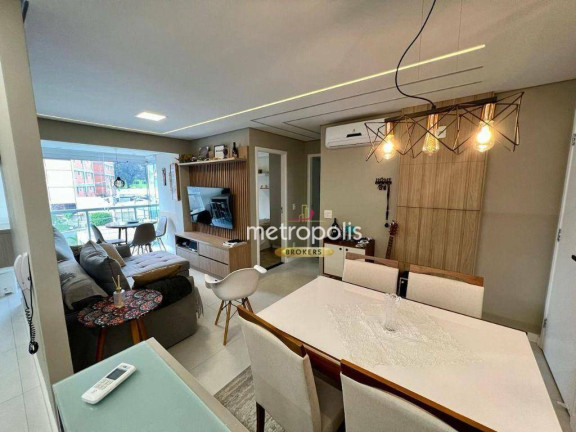Apartamento com 2 Quartos à Venda, 61 m² em Osvaldo Cruz - São Caetano Do Sul
