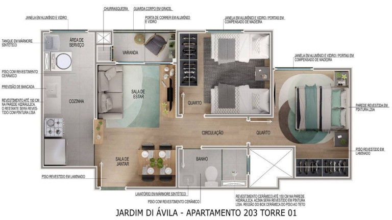 Imagem Apartamento com 2 Quartos à Venda, 42 m² em Floresta - Joinville Imagem Apartamento com 2 Quartos à Venda, 42 m² em Floresta - Joinville