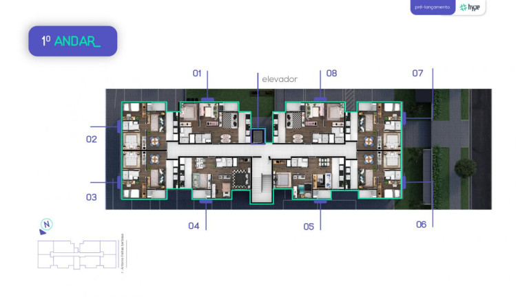 Imagem Apartamento com 2 Quartos à Venda, 49 m² em Capão Raso - Curitiba Imagem Apartamento com 2 Quartos à Venda, 49 m² em Capão Raso - Curitiba
