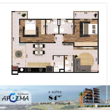 Imagem Apartamento com 2 Quartos à Venda, 86 m² em Centro - Ubatuba