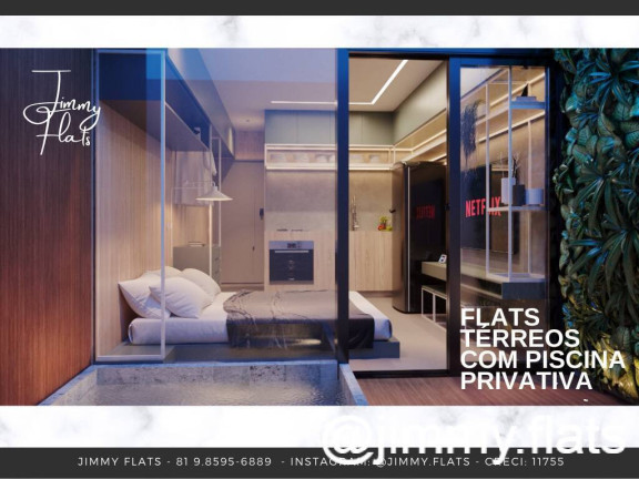Imagem Apartamento com 1 Quarto à Venda, 20 m² em Centro, Porto De Galinhas - Ipojuca