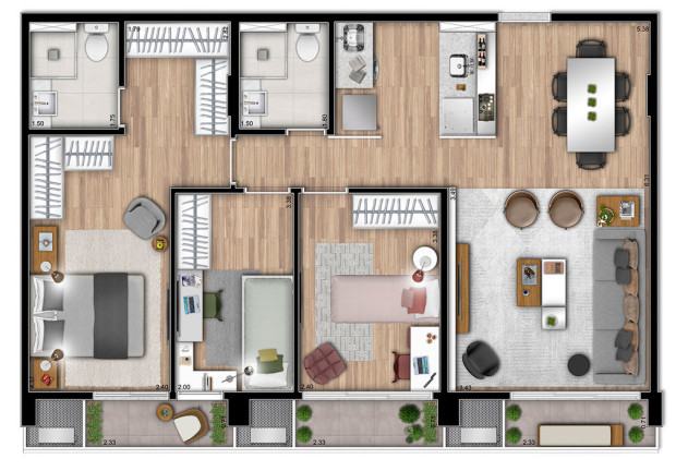 Imagem Apartamento com 2 Quartos à Venda, 54 m² em Vila Clementino - São Paulo